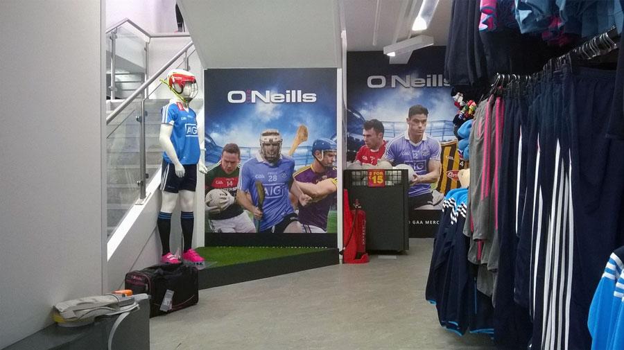 In-store branded display unit installed by Pear